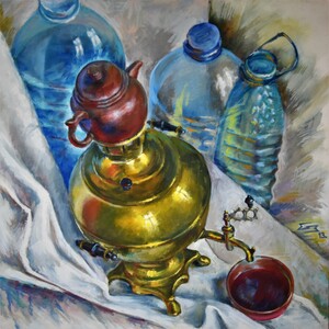 STILL LIFE WITH A SAMOVAR. 2013