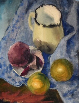STILL LIFE WITH A MILK JUG. 1981