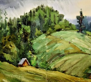 DRIZZLE IN THE CARPATHIANS. 1990