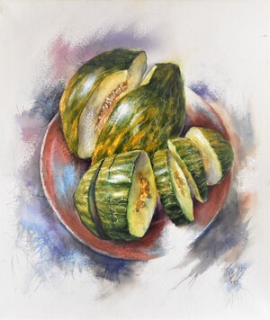 DELICIOUS GREEN MELONS. 2017