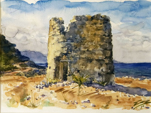 RUINED WINDMILL. Crete. 1996