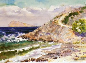 VIEW OF PSEIRA ISLAND. Crete. 1998