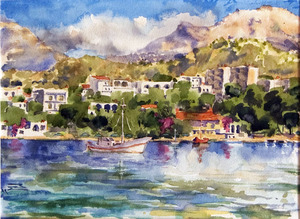 THE TOWN OF AGIOS NIKOLAOS. Crete. 1999