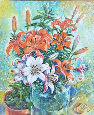 LILIES. A bouquet for my daughter-in-law