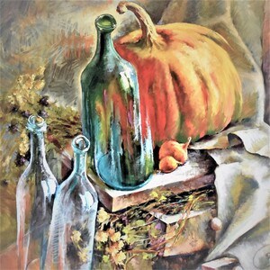 STILL LIFE in retro style. 1993