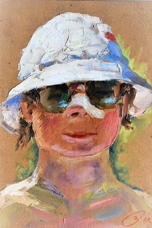 NATALKA AGAINST THE LIGHT. 1981