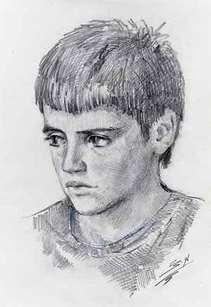 TYMISH. Portrait of my son. 1994